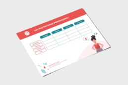 Visuel d'un tableau d'activit&eacute; autour des protections p&eacute;riodiques